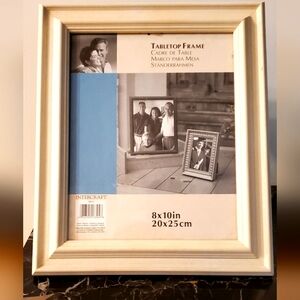 Wood Table Top 8x10 Photo Frame Holds Photo/Award Made By Intercraft